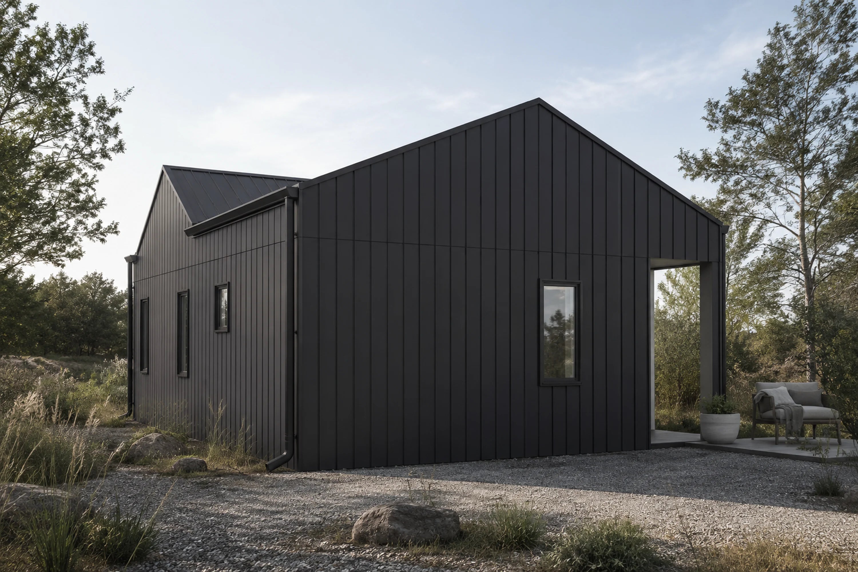 Modern Larch 490 rear exterior render