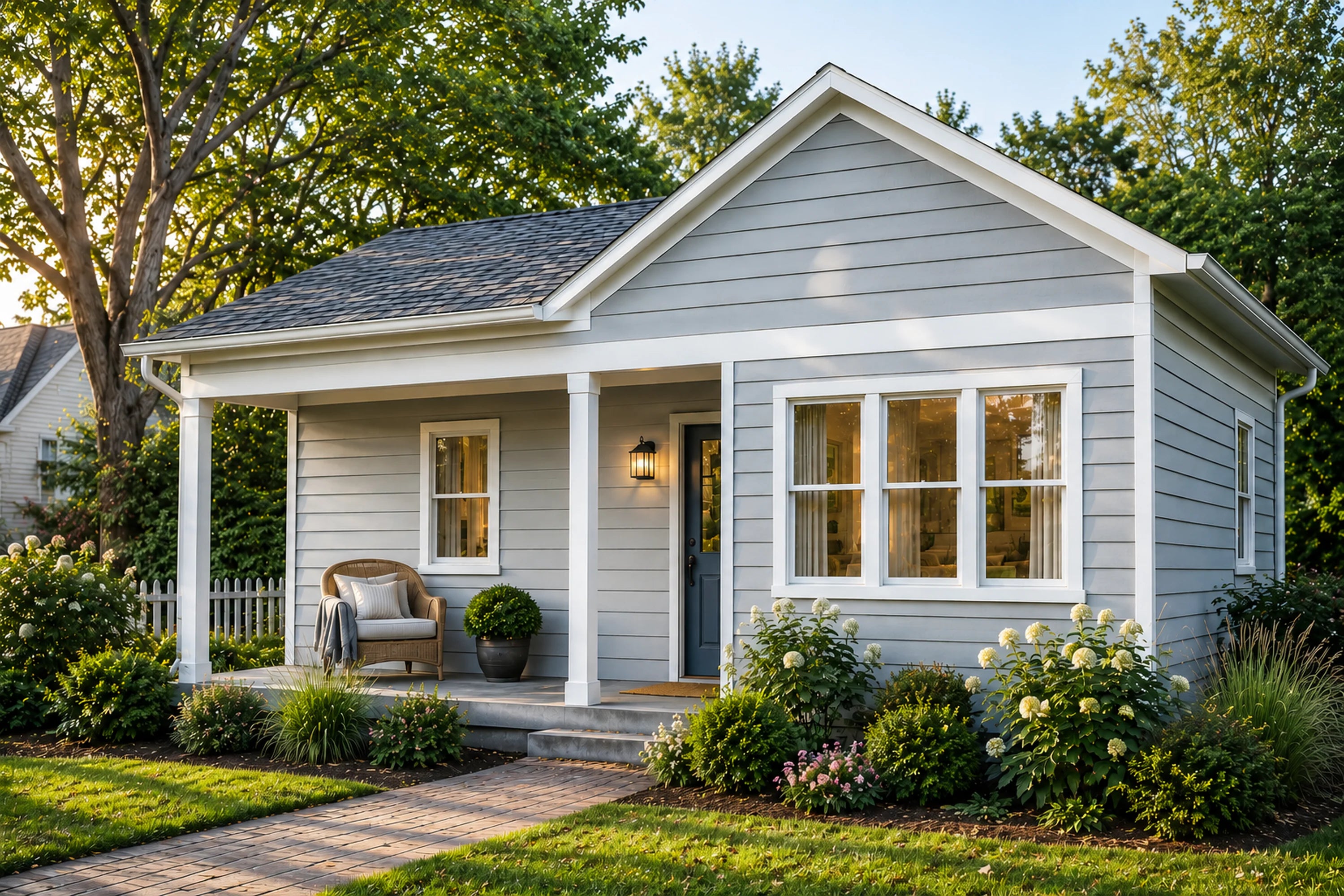 Traditional Larch 490 front exterior render
