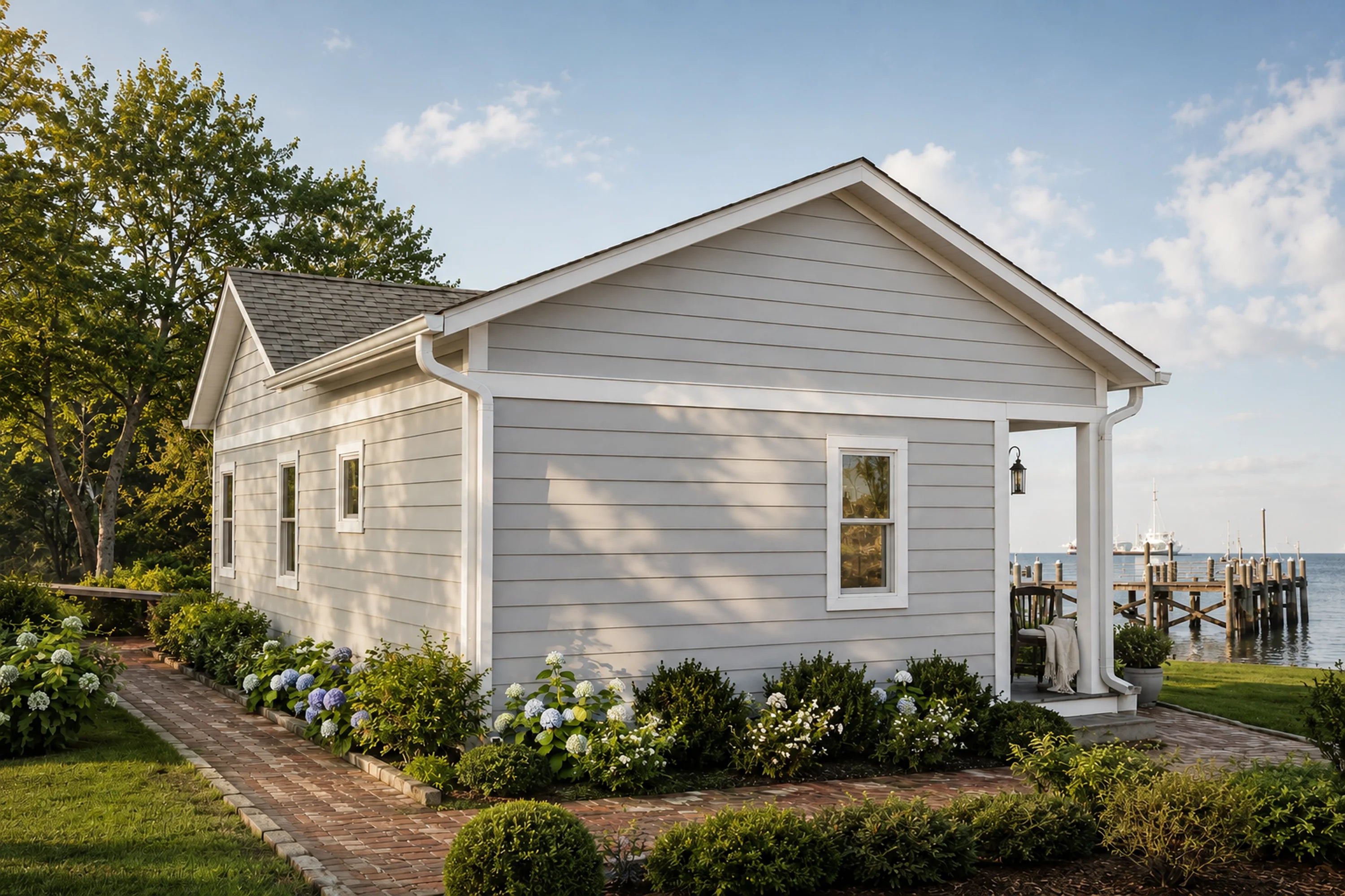 Traditional Larch 490 rear exterior render