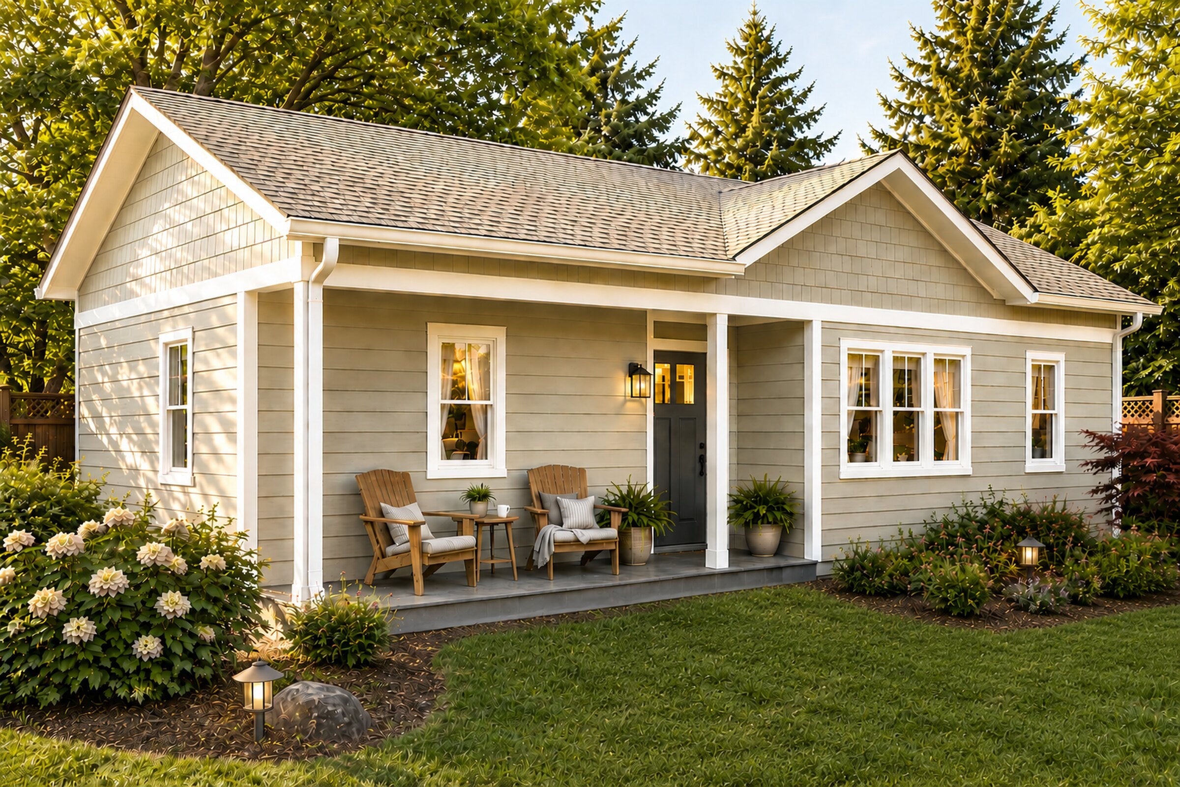 Laurel 618 Craftsman front exterior render