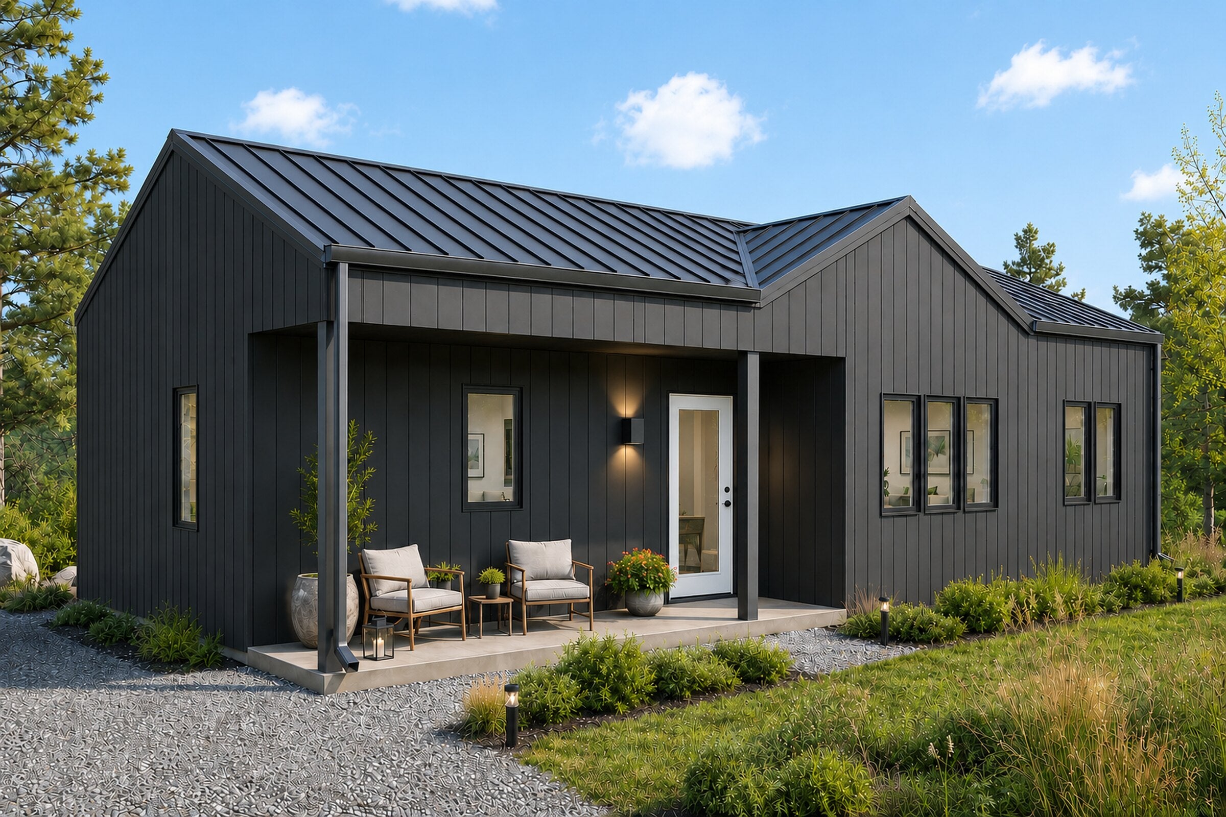 Modern Laurel 650 front exterior render