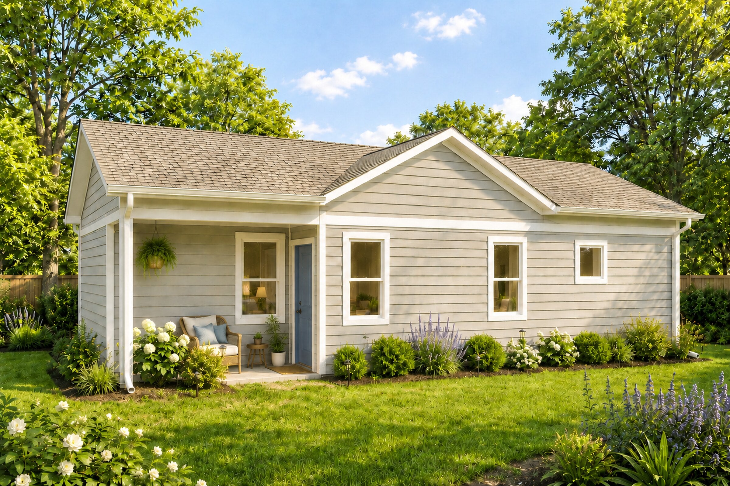 Traditional Laurel 650 rear exterior render