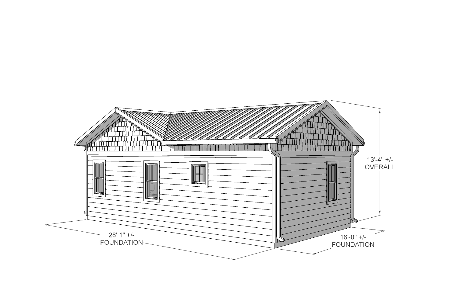 robinia 450 craftsman back technical drawing